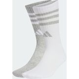 adidas 3-Stripes Sokken - Zwart - Mix van Gerecycled Katoen en Polyester - Twee Paar