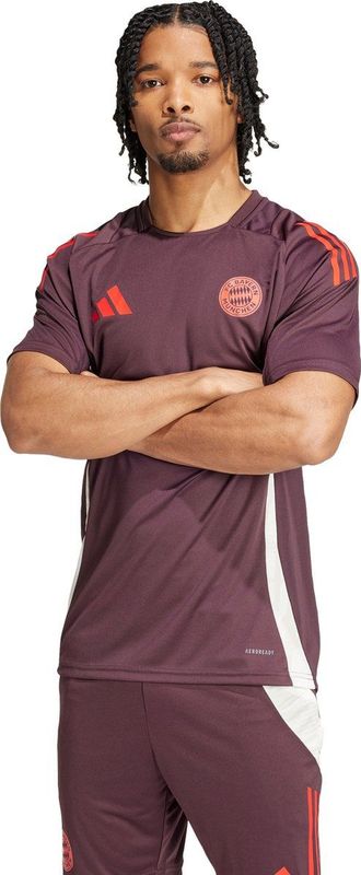 adidas - Bayern München - Trainingsshirt - Bordeauxrood - 100% Gerecycled Polyester