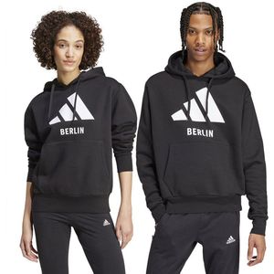 adidas - Berlin - Hoodie - Grijs - Fleece - UNITEFIT