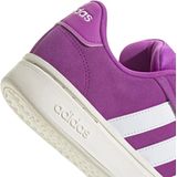 Adidas - Grand Court Alpha 00s Sneakers - Paars - Wit - Synthetisch Leer