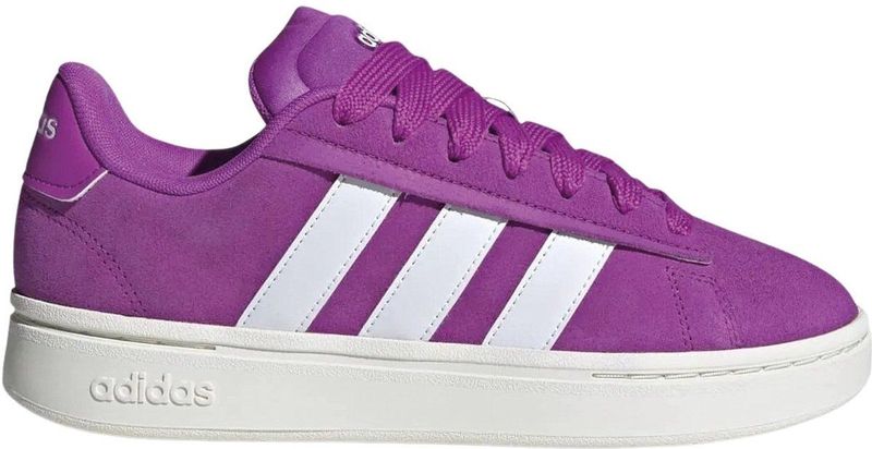Adidas - Grand Court Alpha 00s Sneakers - Paars - Wit - Synthetisch Leer
