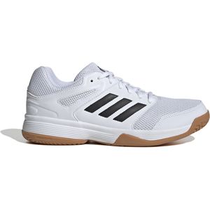 Badmintonschoenen - Cloud White / Core Black / Gum - Vetersluiting