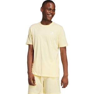 adidas Sportswear Essentials Single Jersey Geborduurd Small Logo T-shirt - Heren - Geel