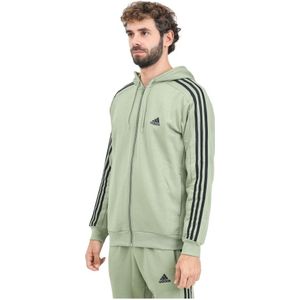 Adidas 3-stripes Fleece Full Zip Hoodie