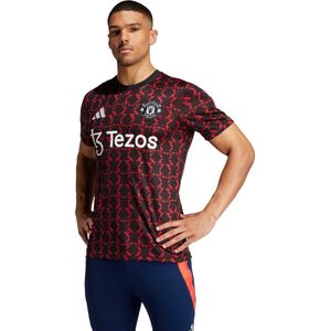 adidas Performance Manchester United Pre-Match Voetbalshirt - Heren - Zwart