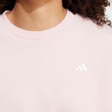 Adidas Essentials Small Logo Feel Cozy Sweatshirt Wit Vrouw