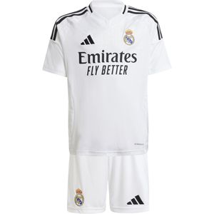 Adidas Thuisset Kinderen Real Madrid 2024/25 - Wit met Blauw en Goud
