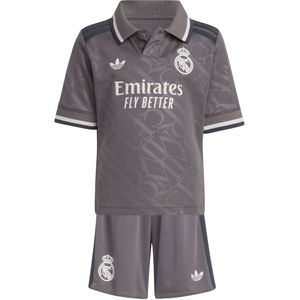 adidas - Real Madrid 24/25 Derde Junior Set - Zwart - Rood - Goud