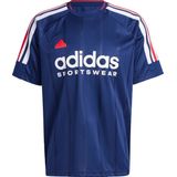 adidas Performance - T-shirt House of Tiro France - Blauw/Wit/Rood - Polyester