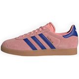 adidas Originals - GAZELLE - Sneakers - Semi Pink Spark / Lucid Blue / Pure Sulfur - Leer
