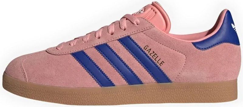 adidas Originals - GAZELLE - Sneakers - Semi Pink Spark / Lucid Blue / Pure Sulfur - Leer