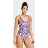 Adidas - Essentials Animal Print U Back - Badpak - Paars