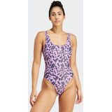 Adidas - Essentials Animal Print U Back - Badpak - Paars