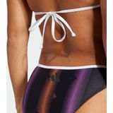 Adidas - Tiro - Halterbikini - Paars - 77% Gerecycled Polyester, Chloorbestendig