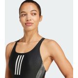 adidas Performance 3-Stripes Badpak - Dames - Zwart - Gerecycled Materiaal