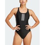 adidas Performance 3-Stripes Badpak - Dames - Zwart - Gerecycled Materiaal