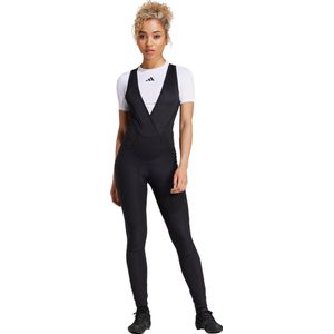 adidas Performance Winter Essentials Gevoerde Fietslegging met Lange Bib - Dames - Zwart