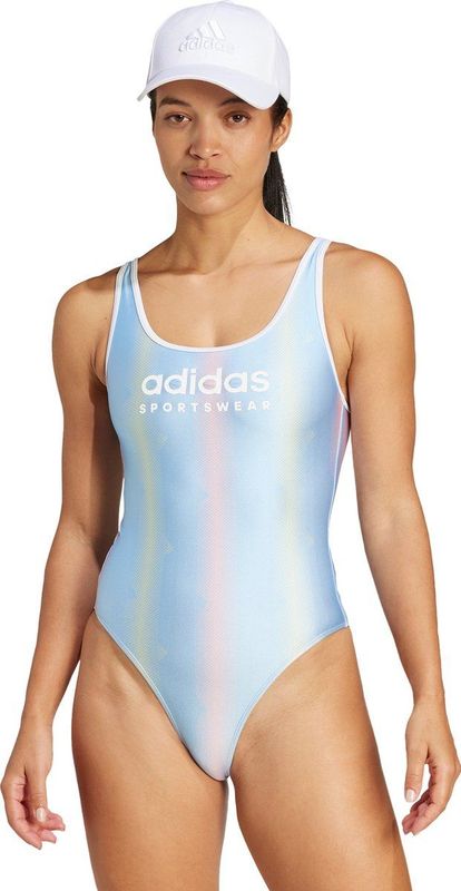 adidas Badpak - Gestreept - Chloorbestendig - 78% Gerecycled Polyester