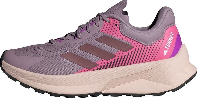 adidas - Terrex Soulstride Flow - Dames - Trailschoen - Zwart - EVA-Materiaal