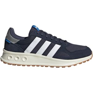 Adidas - Run 84 Sneakers - Zwart - Leer/Synthetisch - Cloudfoam Demping