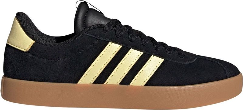 adidas - VL COURT 3.0 - Sportschoenen - core black/almost yellow/Cloud white