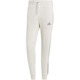 adidas - Essentials Fleece Joggingbroek - Wit - Katoen/Gerecycled Polyester