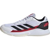 Adidas - Courtquick - Padel Schoen - Wit - Zwart - Rood - Textiel