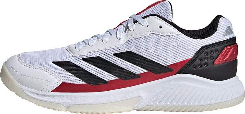 Adidas - Courtquick - Padel Schoen - Wit - Zwart - Rood - Textiel