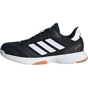 adidas - Ligra 8 - Indoor Schoenen - Zwart - Synthetisch Leer en Mesh