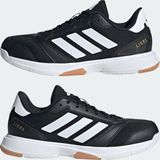 adidas - Ligra 8 - Indoor Schoenen - Zwart - Synthetisch Leer en Mesh
