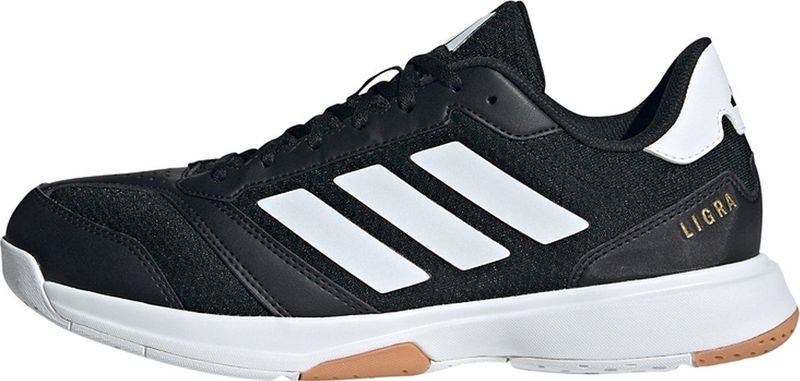 adidas - Ligra 8 - Indoor Schoenen - Zwart - Synthetisch Leer en Mesh