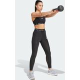 Adidas - Techfit Stash Pocket - Sportbroek - Zwart - 73% Gerecycled Polyester