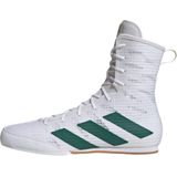 Adidas - Box Hog 4 - Boksschoenen - Wit / Groen - Lichtgewicht Design