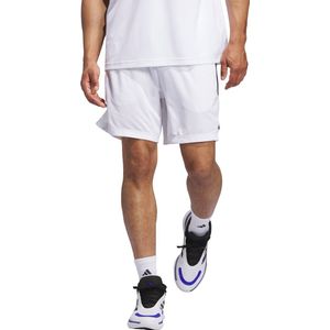 adidas Performance Legends 3-Stripes Basketbalshort - Heren - Wit 9