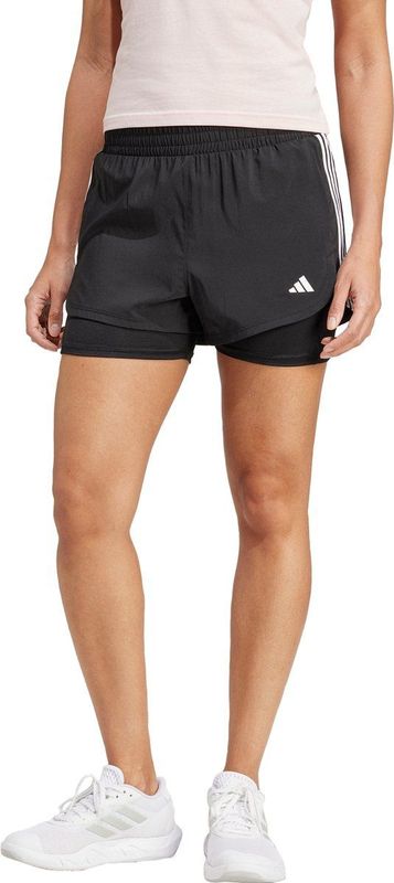 adidas Performance Pacer 3-Stripes Training Woven Short - Dames - Zwart