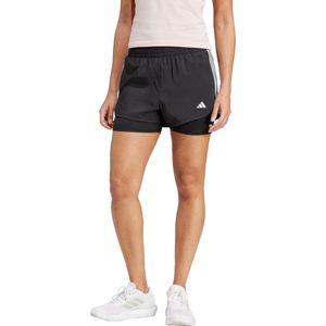 adidas Performance Pacer 3-Stripes Training Woven Short - Dames - Zwart