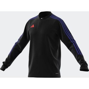 ADIDAS - tiro23 cb trtop - T-shirt voetbal train lm heren - Black Black White