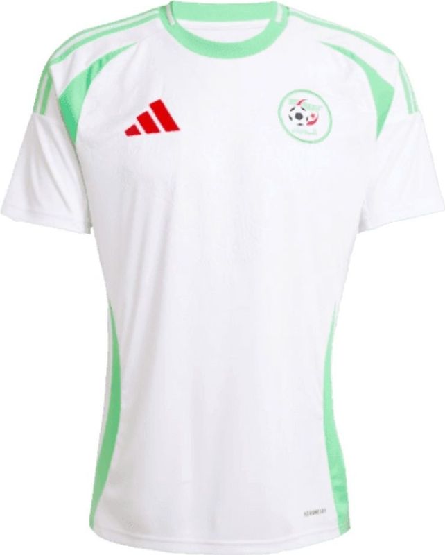 adidas - Algérie 2025 - Thuis Shirt - Groen/Wit/Rood - Hoogwaardig Materiaal