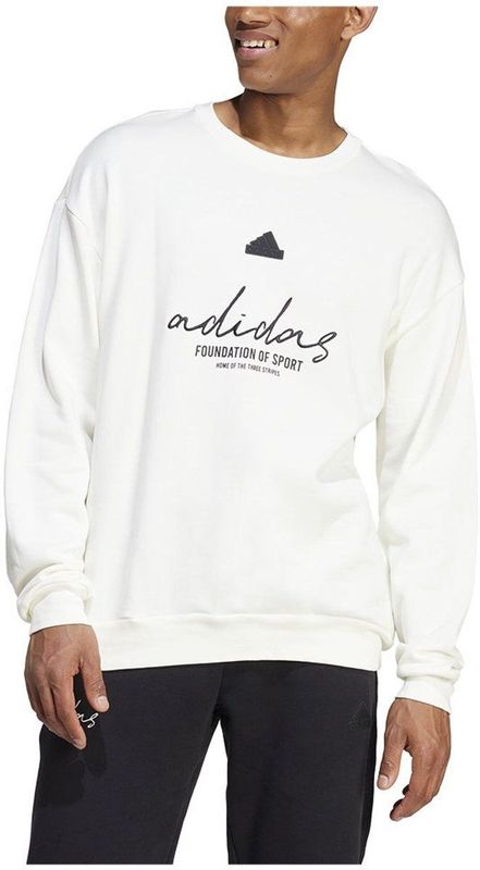 adidas - French Terry Sweatshirt - Wit - Sweater