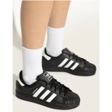 adidas - Superstar II J - Basketbalschoenen - Zwart - Leer