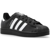 adidas - Superstar II J - Basketbalschoenen - Zwart - Leer