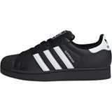 adidas - Superstar II J - Basketbalschoenen - Zwart - Leer