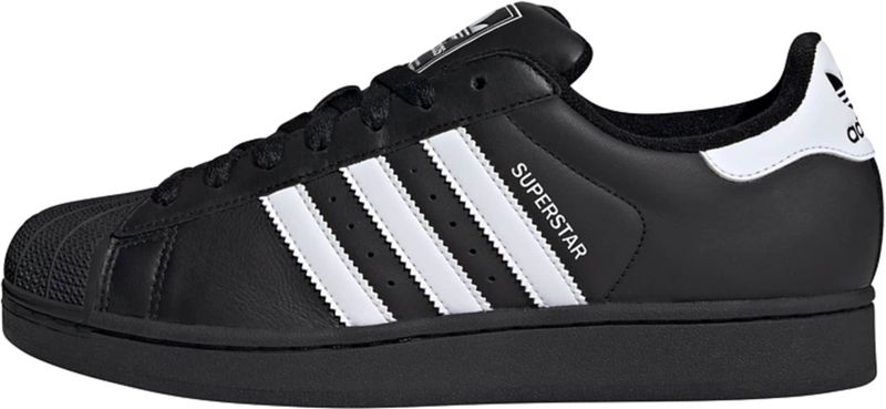 adidas - Superstar II J - Basketbalschoenen - Zwart - Leer