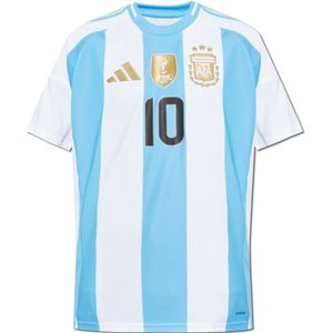 Adidas Originals - T-shirt - Blauw - Polyester - Embleem Argentijnse Nationale Team