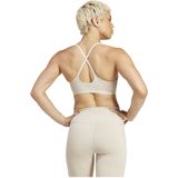 adidas - All Me Light Support - Sportbeha - Beige - Dames