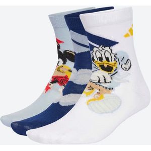 adidas - Disney Mickey Mouse - Sokken - Multicolor - Recycled Materiaal - Set van 3