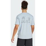 adidas - Polygiene Graphic T-shirt - Blauw