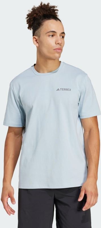 adidas - Polygiene Graphic T-shirt - Blauw