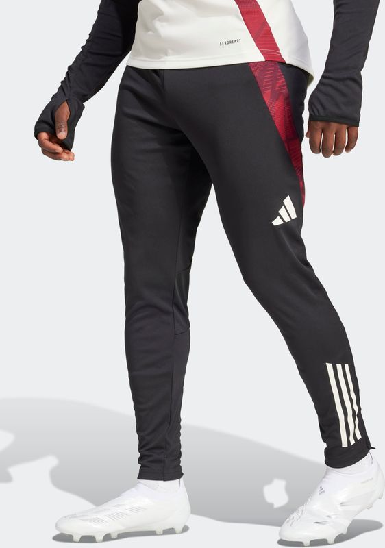 adidas - Manchester United Trainingsbroek - Wit - 100% Gerecycled Polyester