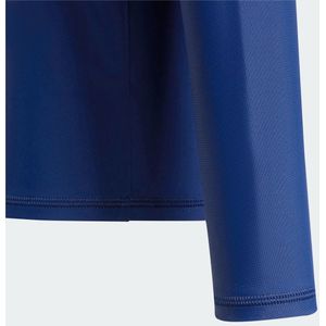 adidas Sportswear Rashguard met Lange Mouwen Kids - Kinderen - Blauw- 128